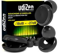 Kalanka-Bouchons D'oreilles Antibruit Pour Dormir Voyager Étudier -18db -27db Udizen Aurora Protection Auditive - 1 Paire De Bouchons Ergonomiques Réutilisables Réduction Du Bruit Snr Réglable Avec