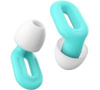 Kalanka-Bouchons D'oreilles Saccater Focus - Bouchons En Silicone Réutilisables Pour La Concentration, Le Travail, Les Études, Le Sommeil, Les Voyages, Protection Auditive, Xs/S/M/L Snr 23 (Cyan, Uni