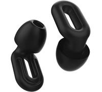 Kalanka-Bouchons D'oreilles Saccater Focus - Bouchons En Silicone Réutilisables Pour La Concentration, Le Travail, Les Études, Le Sommeil, Les Voyages, Protection Auditive, Xs/S/M/L Snr 23 (Noir, Uni