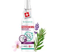 KALANKA-- BOUCLIER ANTI PUNAISE DE LIT - Spray anti punaise de lit puissant - Traitement naturel aux Huiles Essentielles/Fleur de Pyrèthre Végétal - Résultats rapides & efficaces - 100mL