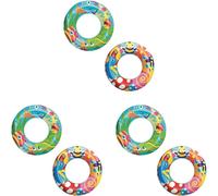 Kalanka-- Bouée Ronde Design Diamètre 56 Cm, Modèles Assortis, 1 Pièce (Lot De 3)