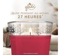 Kalanka-Bougie Vegan Parfum Infusé Huiles Essentielles - Nouvelle Formule Sans Huile De Palme - Cosy Apple & Cinnamon - 1 Bougie