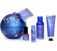 Kalanka-- Boule Coffret Cosmetique Femme Forêt Enchantée - Soin Corps - 1 Lait Corps, 1 Crème Mains, 1 Baume Lèvres, 1 Vernis À Ongles Senteur Vanille - Cadeau Original