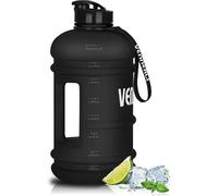 Kalanka-Bouteille D'eau De 2,2 L Avec Poignée Et Bouchon À Rabat - 100% Anti-Fuite - Sans Bpa - Réutilisable - Grande Carafe Durable Pour Le Camping, Le Sport, Les Entraînements, La Randonnée,