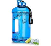 Kalanka-Bouteille D'eau De 2,2 L Avec Poignée Et Bouchon À Rabat - 100% Anti-Fuite - Sans Bpa - Réutilisable - Grande Carafe Durable Pour Le Camping, Le Sport, Les Entraînements, La Randonnée,