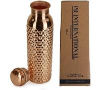 Kalanka-Bouteille D'eau En Cuivre Pur Avec Couvercle 900 Ml
