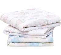 Kalanka-Boutique Musy Squares, Lot De 3 Sacs À Langer 100% Mousseline De Coton Bio, Essentiels Légers Et Confortables, Au-Dessus Des Nuages, 70 X 70 Cm