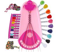 KALANKA-Bracelet Brésilien, Bracelet D'amitié, Cadeau Enfant Jouet Kit de Fabrication de Bracelets pour Filles 6-12 Ans, Enfants DIY Loisirs Créatifs, Cadeau D'anniversaire partir de 6 ans Enfants-Ro