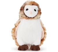 KALANKA-Bradley Le Jouet en Peluche Chouette Effraie (19cm) Ami Sagesse - Doux, Moelleux, 100% Recyclé - Compagnon Nocturne pour Les Câlins