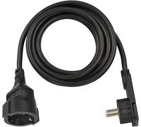 KALANKA-BRENNENSTUHL A1943201201168980030, 5 de 3 1168980030-Alargador eléctrico IP20 H05VV-F3G1,5 (Negro) Con clavija Plana, Multicolor