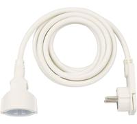 KALANKA-BRENNENSTUHL A1943201301168980230, 5 de 3 1168980230-Alargador eléctrico IP20 H05VV-F3G1,5 (Blanco) Con clavija Plana, Multicolor