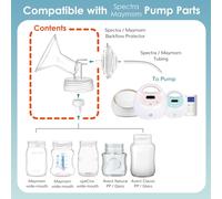Kalanka-Bride De 27 Mm Et Vanne À Bec De Canard Compatible Avec Spectra S1 S2 9 Plus Pièces De Pompe Spectra Non Originales Remplace Les Pièces De Pompe S2 Bride Valve À Bec De Canard