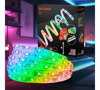 Kalanka-Briloner - Kit D'extension Pimp Your Stripe Bande Led De 4 M, Couleurs Rvb, Blanc Chaud, Dimmable, Programmes De Couleurs, Raccourcissable, Autocollant, Bande Led, Led De Jeu, Led De Tv