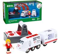 KALANKA-Brio World - 33510 - Train De Voyageur Radiocommandé - Train ÿlectrique - Fonction Son Et Lumière - Pour Circuit De Train En Bois - Jouet Mixte À Partir De 3 Ans
