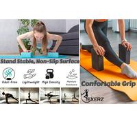 Kalanka-Briques Yoga/Blocs De Yoga Haute Densité 2pk - Briques De Mousse De Fitness Confortables, Antidérapantes - Léger Et Facile À Transporter