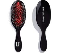 Kalanka-® Brosse À Cheveux Pour Extensions De Cheveux, Perruques Et Postiches Poils De Sorbier Naturels Et Poils En Nylon Idéal Pour Démêler Et Entretenir Les Extensions De Cheveux Humains