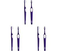 Kalanka-Brosse À Dents Supreme Compact - Forme Conique À Poils Courts Et Longs Pour Un Nettoyage Optimal En Douceur Dans Les Espaces Interdentaires - Couleur Aléatoire 1x1 (Lot De 3)