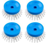Kalanka-Brosse À Vaisselle À Paume Avec Distributeur De Savon, Lot De 4