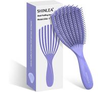 Kalanka-Brosse Cheveux - Brosse Demelante Cheveux, Brosse A Cheveux Pour Séchage Et Coiffage Des Cheveux - Réduit La Ccasse, Élimine Les N?uds,Peigne Cheveux Bouclés Pour Femme, Homme, Enfant(Violet