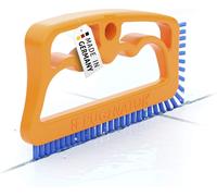 KALANKA-Brosse fuginator pour Joints de carrelage Orange/Bleu \u2013 Brosse innovante pour Joints de Nettoyage des Joints dans la Salle de Bain, la Cuisine et la Maison \u2013 élimine superficielleme