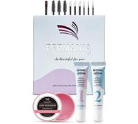 Kalanka-Brow Lift Kit Sourcil, Browlift Soucils, 2 En 1 Kit Rehaussement De Cils Et Soucils, Ingrédients Doux - Facile À Utiliser Pour Les Débutants Et Les Salons (Sans Essence)