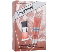Kalanka-Bruno Banani Magnetic Woman Coffret Cadeau Avec Eau De Parfum Et Gel Douche Parfum Amber Gormand Captivant Pour Femme 30 Ml Et 50 Ml
