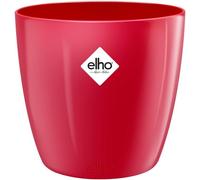 KALANKA-Brussels Diamond Rond 14 - Pot De Fleurs pour Intérieur - Ø 13.6 x H 12.5 cm - Rouge/Lovely Rouge