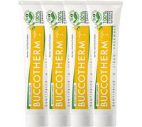 Kalanka-Buccotherm Dentifrice Protection Complète Bio Soin Dentaire Naturel Au Citron & Eucalyptus \U2013 Eau Thermale & Aloe Vera Prévention Des Caries \U2013 Haleine Fraîche Lot De 4x75ml