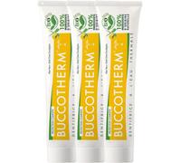 Kalanka-Buccotherm [Dentifrice Protection Complète Goût Citron Eucalyptus] Certifié Bio Apaise Les Gencives Protège Reminéralisant 100% D¿Ingrédients D¿Origine Naturelle Lot De 3x75ml