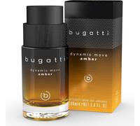 Kalanka-Bugatti Parfum Pour Homme Dynamic Move Amber 100ml I Eau De Toilette Fumé Et Chaud I Combinaison Sensuelle Et Puissante De Cannelle, Tabac Et Cypriol I Parfum Pour Homme, Poudré, Doux Et Épic