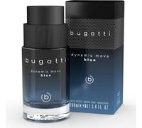 Kalanka-Bugatti Parfum Pour Homme Dynamic Move Blue 100ml I Eau De Toilette Pour Homme Aromatique Et Citronnée Avec Une Combinaison Vivifiante De Lavande, Citron Et Musc I Maritime, Frais, Sensuel Et