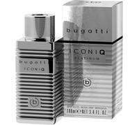 Kalanka-Bugatti Parfum Pour Homme Iconiq Platinum Edition 100 Ml I Eau De Toilette Pour Homme Avec Bois De Cèdre, Lavande Et Patchouli I Aromatique Et Confiant I Parfum Puissant Pour Homme Avec Notes