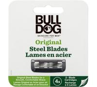 Kalanka-Bulldog Skincare Original Recharges De Lames Pour Rasoir Hommes, 5 Lames En Acier Trempé, Compatibles Avec Tous Les Rasoirs Bulldog, Lot De 4