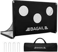 Kalanka-But De Football Avec Cible, 2 En 1, Portable, Facile À Installer, Idéal Pour Entraînement Et Matchs, 180x120 Cm