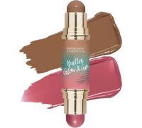 Kalanka-Butter Glow & Go, Stick Duo Multi-Usage Pour Joues, Yeux Et Lèvres, Teintes Pour Bronzer, Contour Et Blush, Berry Tan