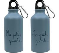 Kalanka-C.A.O. - Gourdes ""Bambino"" 40 Cl En Aluminium - Hauteur 17 Cm - Diamètre Ø 6,6 Cm