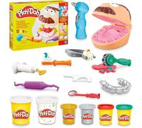 KALANKA-Cabinet Dentaire, Jouet Créatif pour Filles et Garçons, avec 8 Pots de Pâte à Modeler Atoxique, Kit de Dentiste pour Enfants Dès 3 Ans