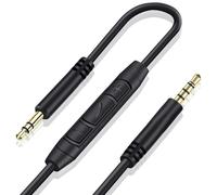 KALANKA-Câble Audio de Remplacement pour Casque Beats Câble Jack 3,5 mm Aux Compatible avec Beats Solo2 Solo3 Studio3 Wireless HD Pro by Dr. Dre Sony WH-1000XM4 WH-1000XM5 avec Micro et Contrôle du V