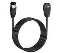 KALANKA-Câble audio DIN à 3 broches, 3 broches DIN mâle vers femelle pour haut-parleur Bang & Olufsen B & O BeoLab PowerLink MK2, Peavey Sanpera Pedal et Monster Clarity HD modèle One (3 mètres)