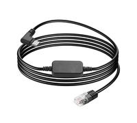 KALANKA-Câble de prise USB C vers RJ11 à 90 ° pour détecteur de radar, cordon d'alimentation 5 V à 12 V, cordon d'alimentation de rechange pour détecteur de radar avec port de charge RJ11-5.57FT