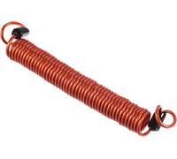 Kalanka-Câble De Rappel, Verrouillage De Disque - Câble De Rappel De Sécurité En Acier À Ressort - 2,5 M - 2,5 Mm - Revêtement Vinyle Avec Double Boucle Pour Casque De Vélo, Moto, Scooter, Rouge