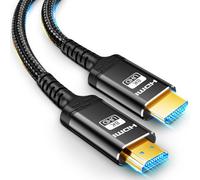 KALANKA-Câble HDMI 8K, câble tressé Haute Vitesse de 3M avec Une capacité de 48 Gbps en résolution vidéo 4K@120Hz, 8K@60Hz et Prise en Charge du HDR.