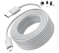 KALANKA-Câble micro USB de 10 m, câble d'extension d'alimentation compatible avec Mi 360° Home Camera 2K Pro/Smart Camera C300, EZVIZ, Wyze Cam, Blink, Eufy, cordon de charge micro USB extra long pou