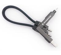 KALANKA-Câble Multi Chargeur 4 en 1 OmniLink, Câble Universel USB-C USB-A Lightning, Câble de Chargement Rapide 60W et Transfert de Données pour iPhone, Android, Samsung Galaxy, Huawei