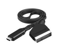 KALANKA-Câble Péritel vers HDMI Convertisseur Péritel vers HDMI Connecteur Vidéo Audio Câble Adaptateur 720P/1080P pour TV, Moniteur, Projecteur