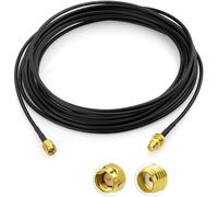 Kalanka-Cable Sma Adaptateur 4g Sma Femelle Bulkhead À Mâle Droit Adaptateur Câble Sma Extension Rg174 16.5ft 5m Pour Antenne 4g Antenne Wifi Sma Huawei 2g 3g 4g Lte