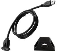 KALANKA-Cable USB 3.0 Macho A Hembra Y USB C Impermeable Para Tablero, Cable De Extensión USB 3.0 De 5 Gbps Con Conector USB De Aleación De Aluminio, Soporte Para Tablero De Automóvil O Barco, 1 M