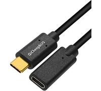 KALANKA-Cable USB c Femelle Male, connecteur de câble plaqué Or de deuxième génération (10 Gbit/s) pour la vidéo, l'audio, Le Chargement et la synchronisation des données USB (1,5 m 2 pièces)