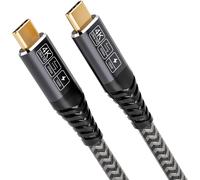 KALANKA-Cable USB C vers USB C 20 Gbps, Câble USB 3.2 Gen2, 100W 20V/5A câble usbc charge rapide, Transmission vidéo 4K @ 60Hz pour téléphones mobiles, moniteurs, dispositifs USBC 2M