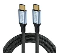 KALANKA-Câble USB C vers USB C 20 Gbps, USB 3.2 Gen 2x2 Câble, Type C Charge Rapide 100W 20V/5A, Transmission Vidéo 4K@60Hz, Compatible avec Téléphones, Moniteurs, Hub, Appareils USB C (2m)